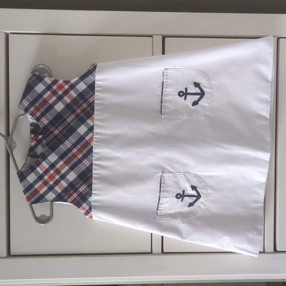 TBBC Anchor pocket dress in Planters Inn Plaid 2T EUC - Picture 1 of 4